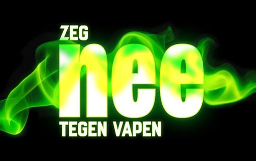 Campagnebeeld 'Zeg nee tegen vapen'