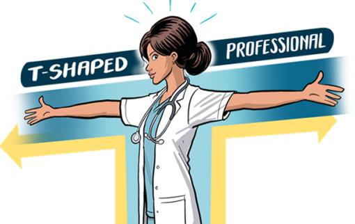 T-shaped professional