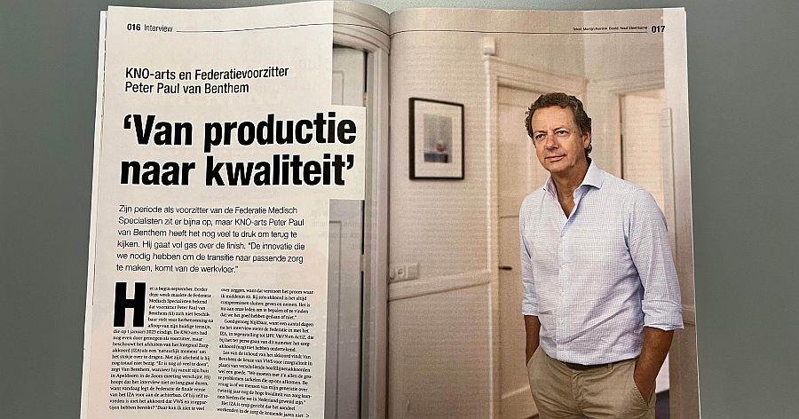 Interview Peter Paul van Benthem