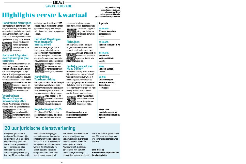 Magazine Medisch Specialist 1 2025