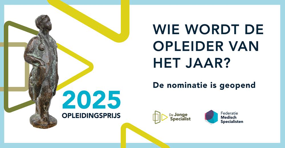Opleidingsprijs 2025 De Jonge Specialist en de Federatie
